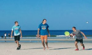 Jamming on Sand